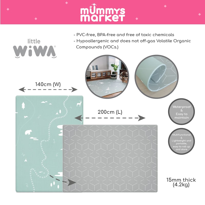 Little Wiwa Lille Verden Signatur Generos Playmat (200cm x 140cm x 15mm)
